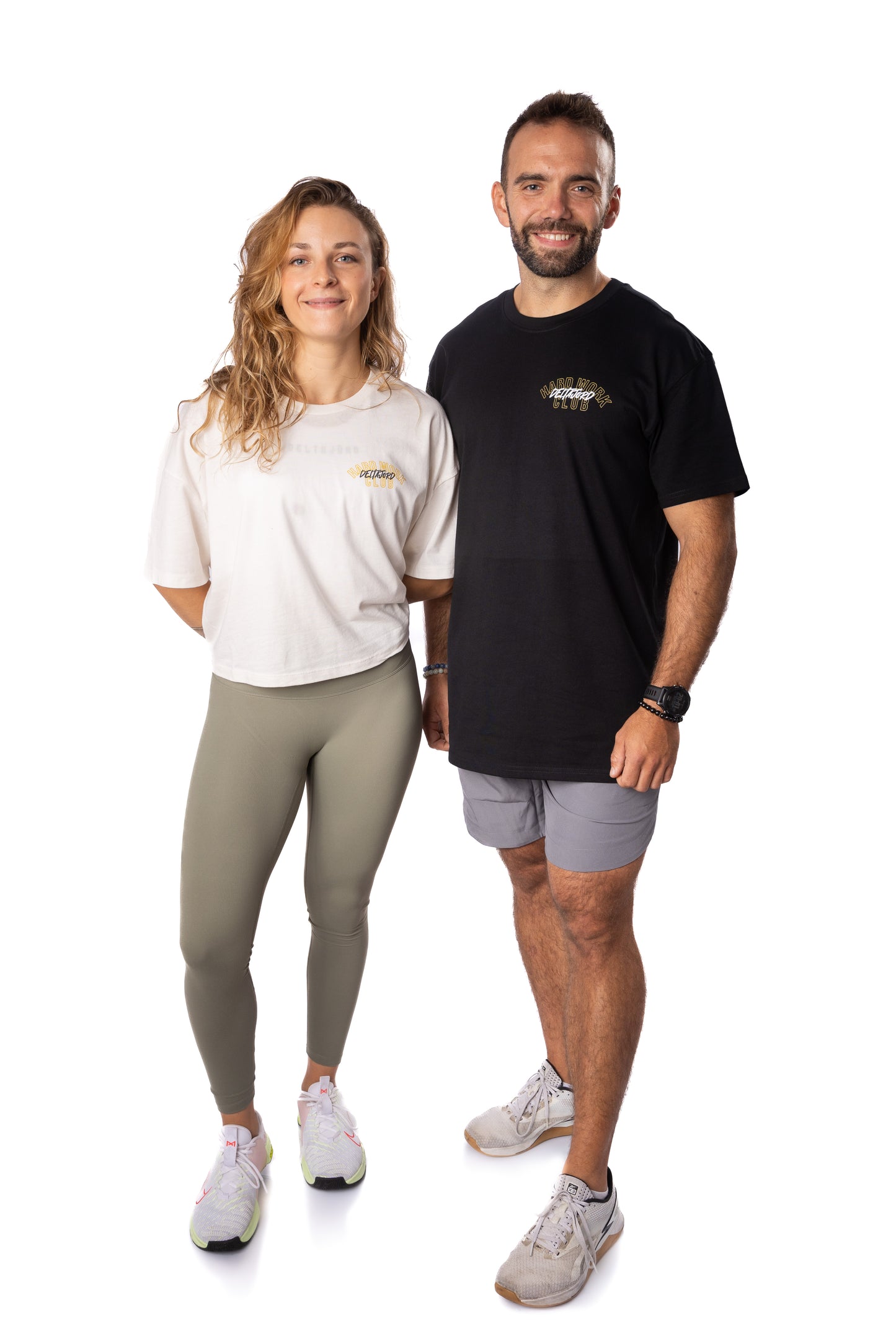 CROP TOP OVERSIZE HARD WORK CLUB