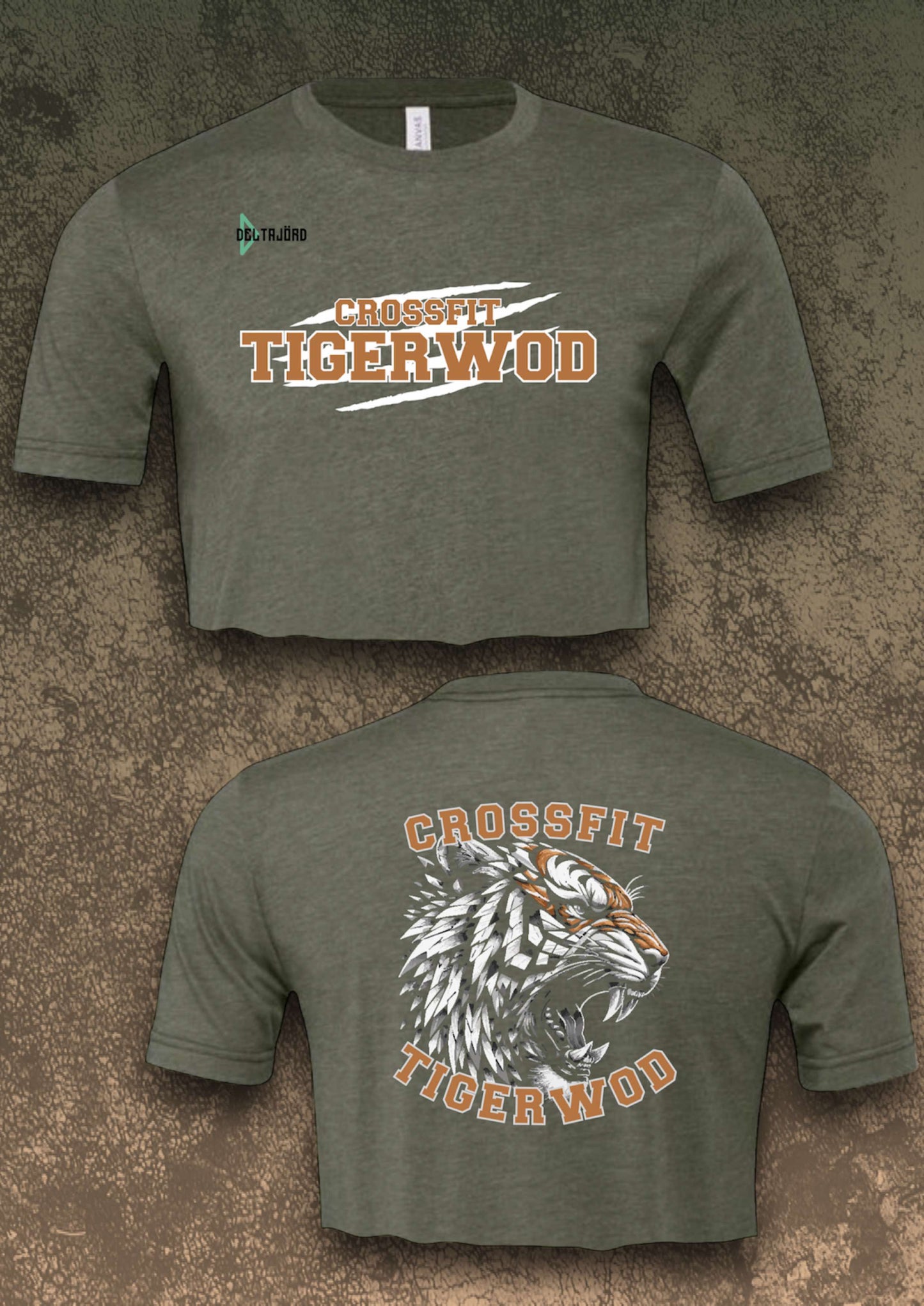 CROPTOP TIGERWOD KAKI