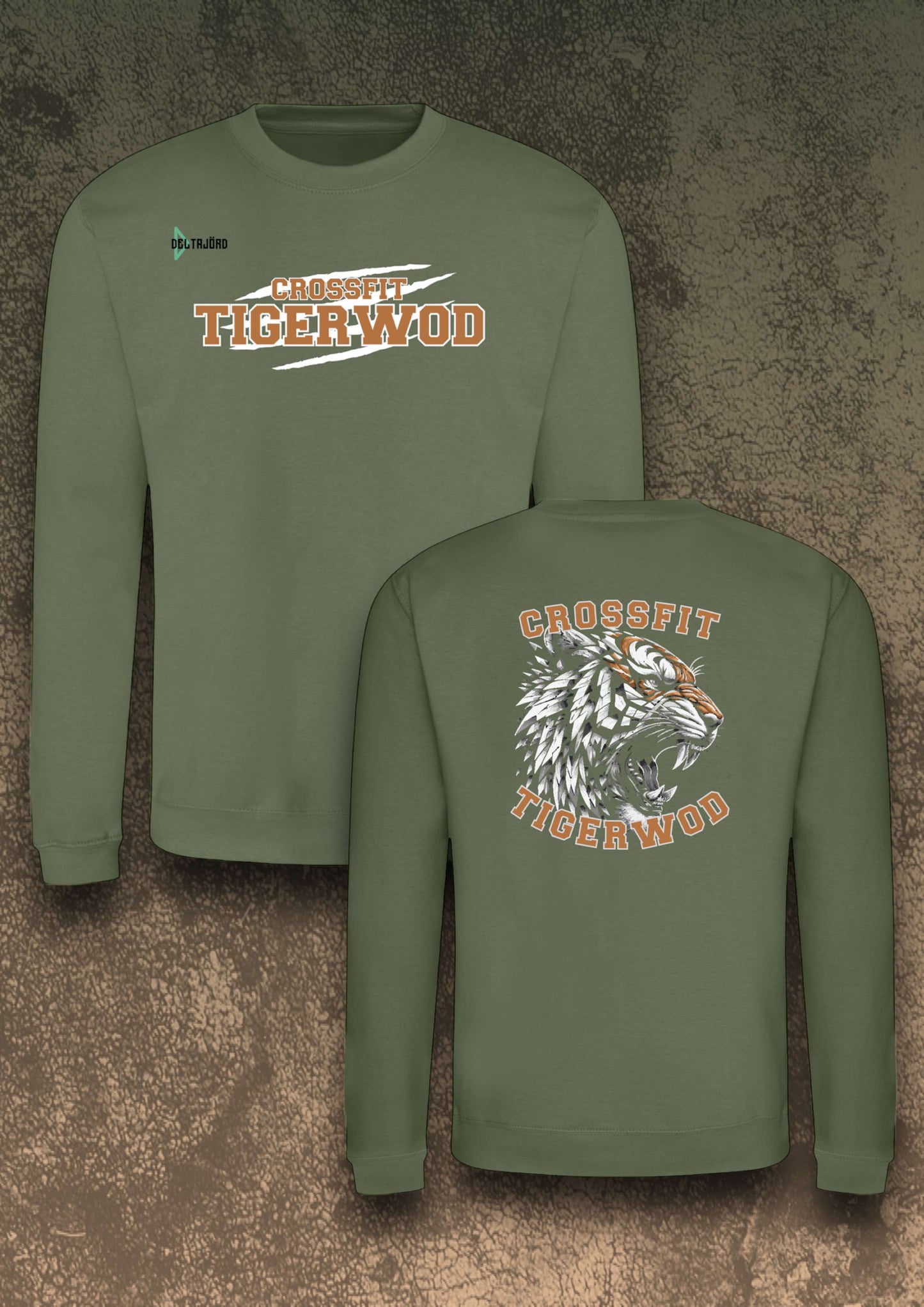 PULL TIGERWOD UNISEXE VERT