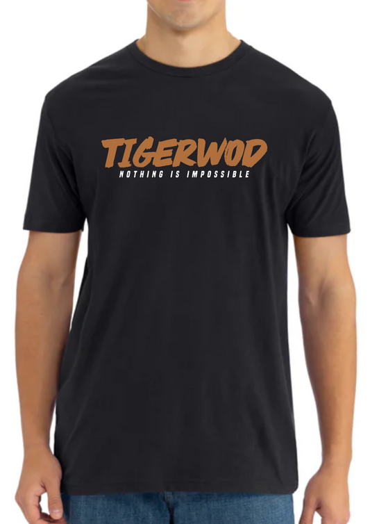TEE SHIRT UNISEXE TIGER BLACK